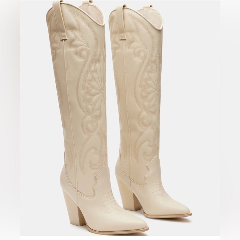 Steve Madden Bone Leather Lasso Boots